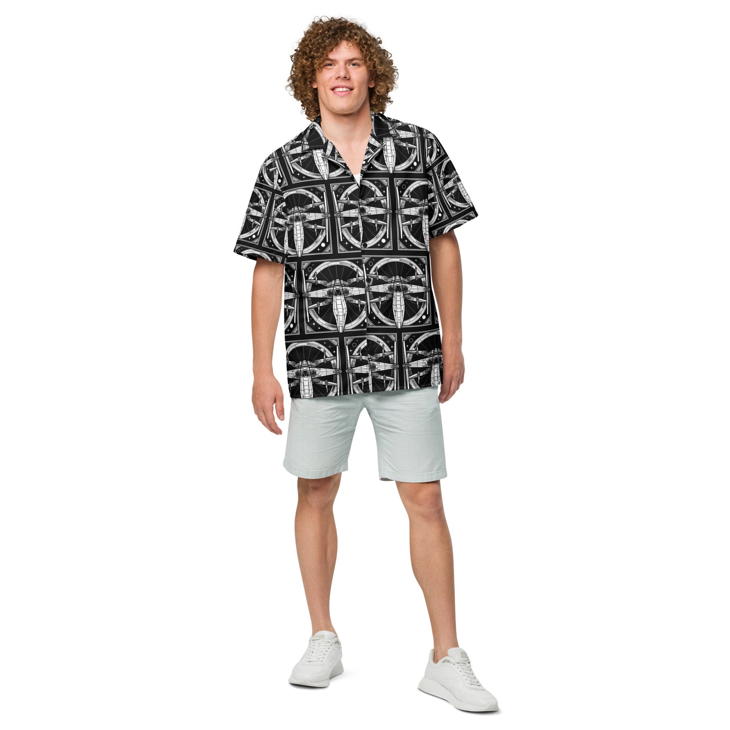 Starship unisex button shirt