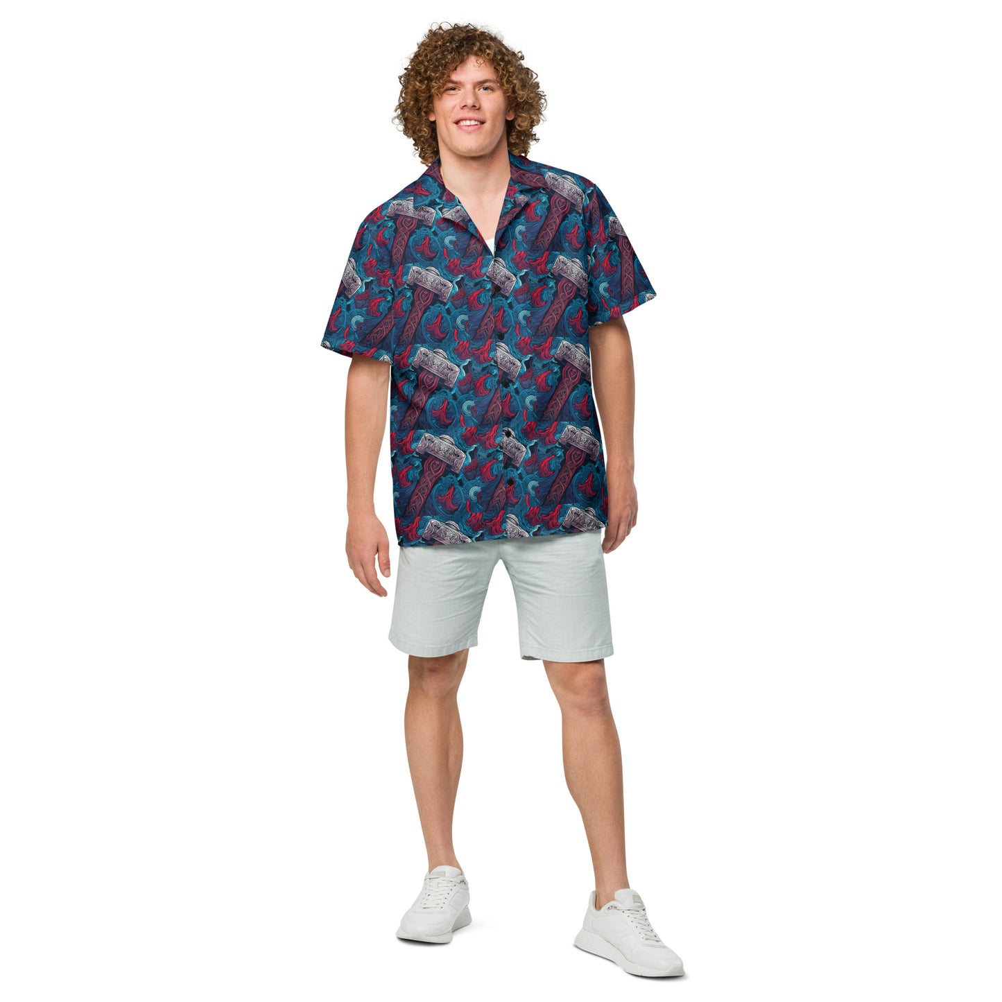 Hammer time unisex button shirt