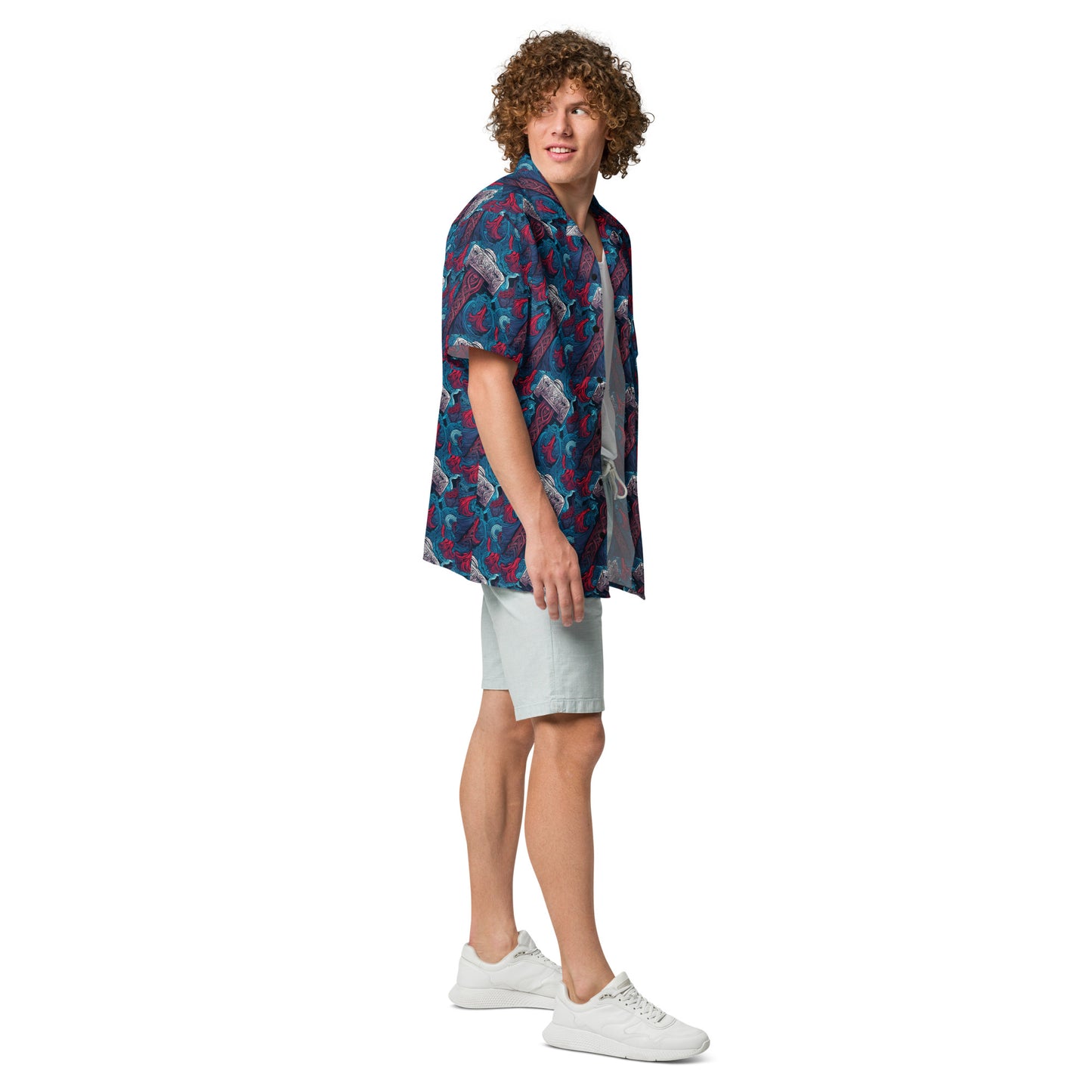 Hammer time unisex button shirt