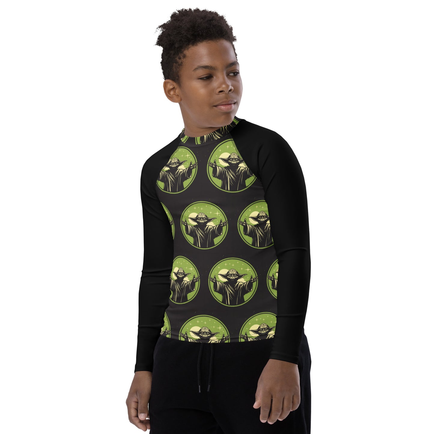 Yoda Fan Art Youth Rash Guard