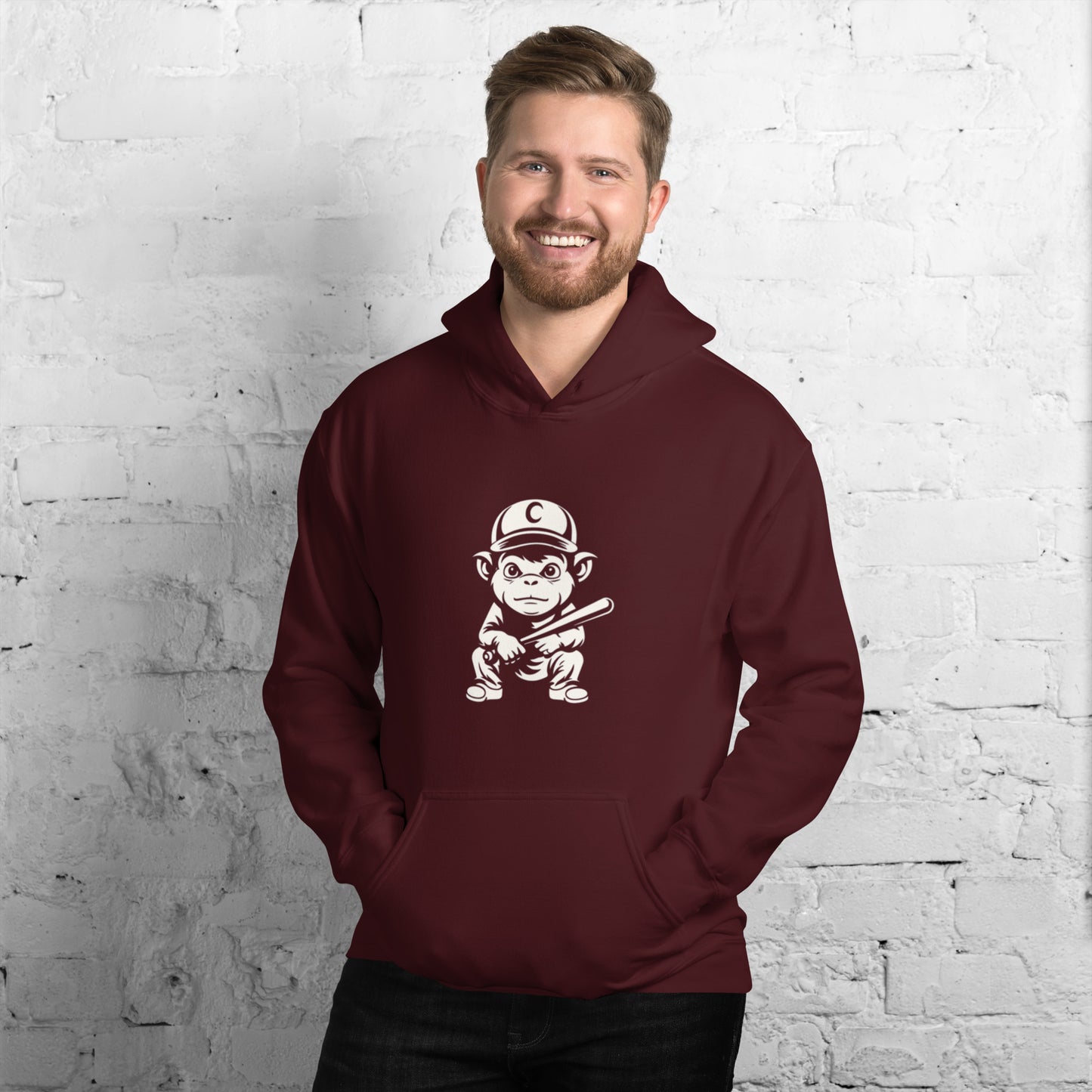 Baller Monkey Unisex Hoodie