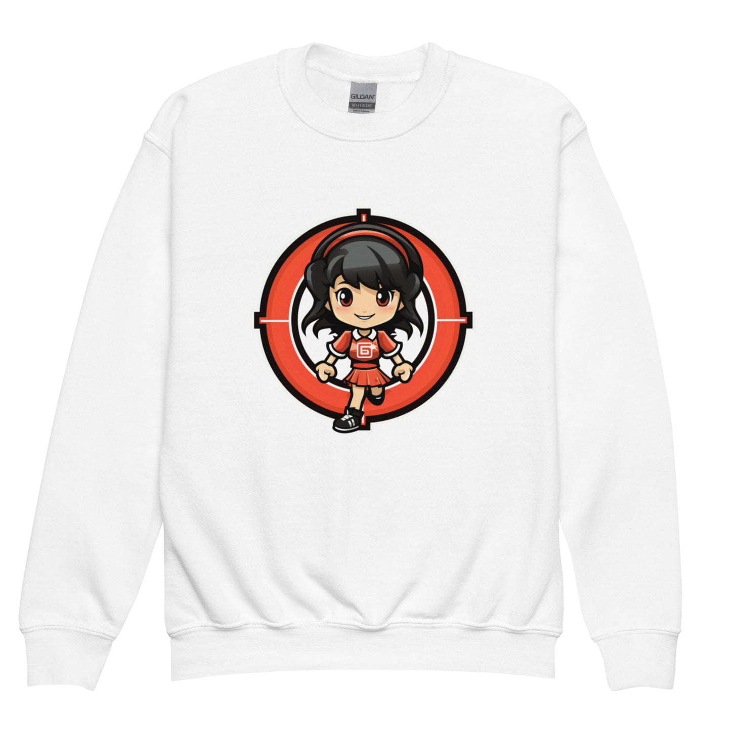 8-Bit Cheer Youth Sweatshirt | Retro Gaming Apparel for Kids | Geeky Gamer Gift