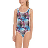 Superhero Girl All-Over Print Kids Swimsuit