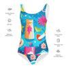 Let's Splash All-Over Print Kids Swimsuit