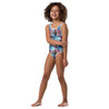 Superhero Girl All-Over Print Kids Swimsuit