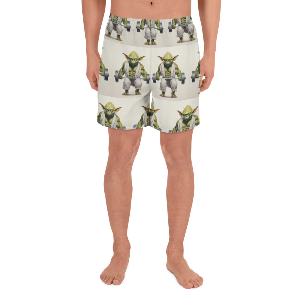 Jacked Yoda Men's Recycled Athletic Shorts