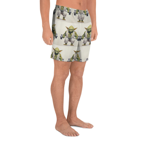 Jacked Yoda Men's Recycled Athletic Shorts