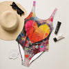 Abstract Love One-Piece Swimsuit