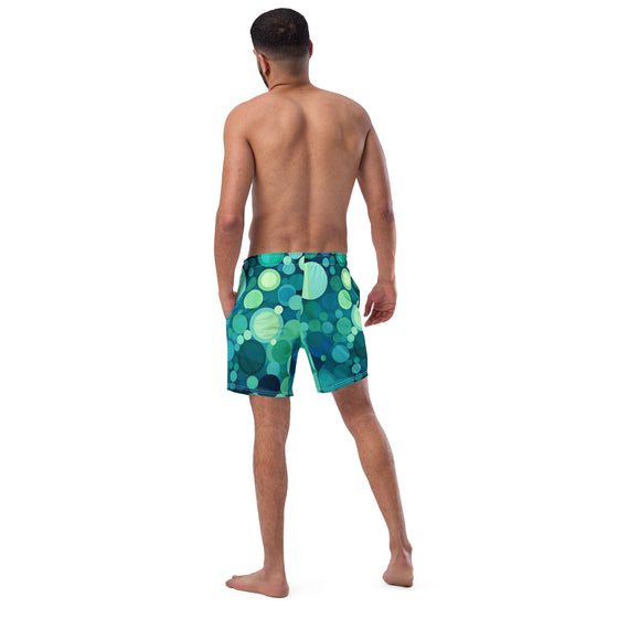 Splatterdot men's swim trunks