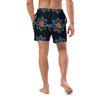 Flowers men's swim trunks