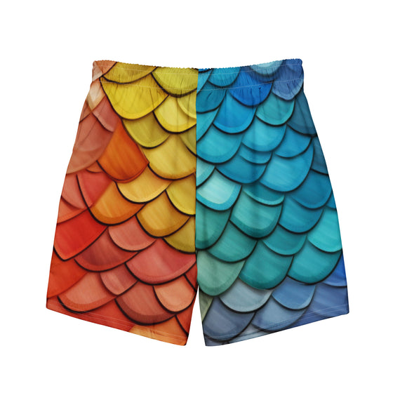 Dragon Scales Men's swim trunks