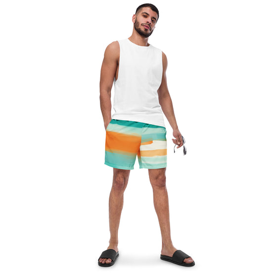 Striped Dolphin Men's swim trunks