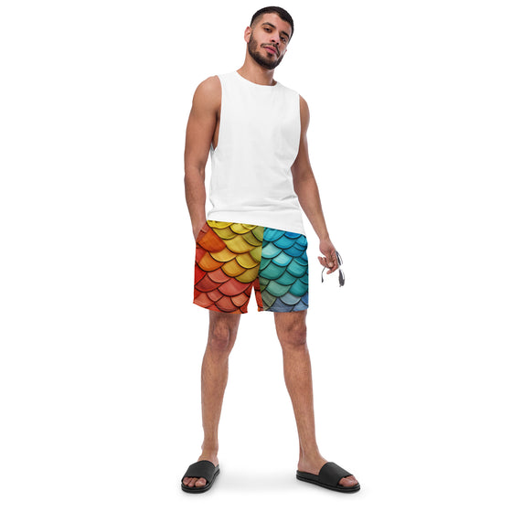 Dragon Scales Men's swim trunks