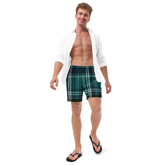 Forest Tartan Men's swim trunks