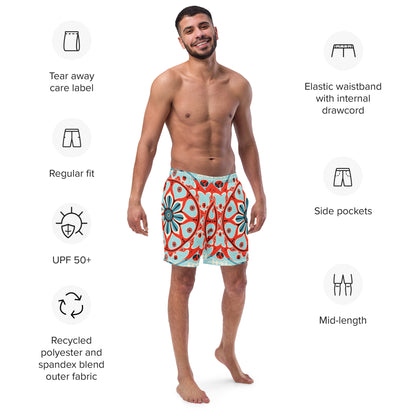 Wheel of Time men's swim trunks