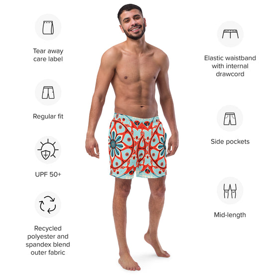 Wheel of Time men's swim trunks