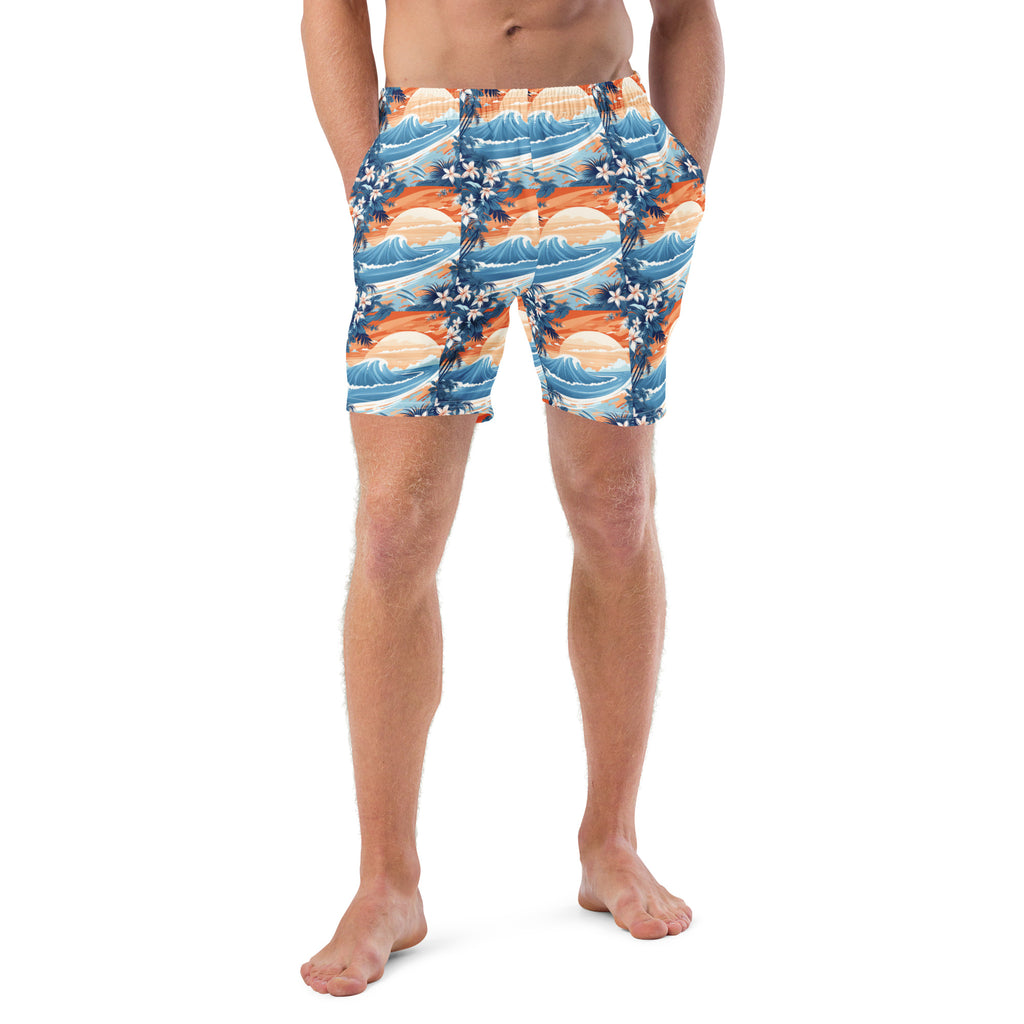 Horde Mode Survival Swim Trunks | Funny Gamer Dad Swimwear