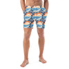 Catch the wave men's swim trunks