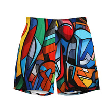  Abstract heroes men's swim trunks