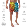 Dragon Scales Men's swim trunks