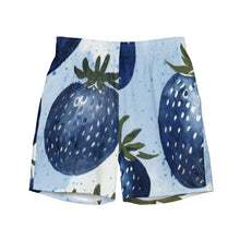  Blue Strawberries Men's swim trunks