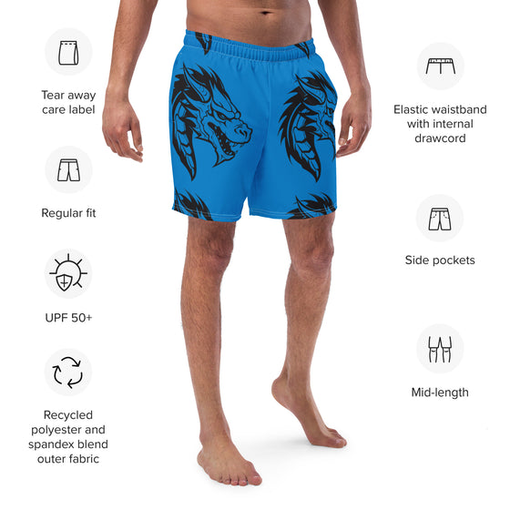 Blue Dragon Men's swim trunks