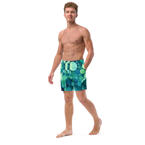 Splatterdot men's swim trunks