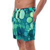 Splatterdot men's swim trunks