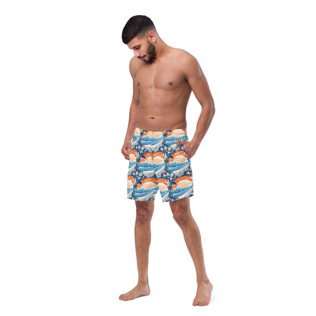 Horde Mode Survival Swim Trunks | Funny Gamer Dad Swimwear