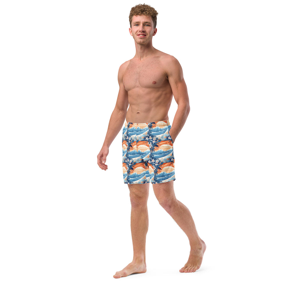 Horde Mode Survival Swim Trunks | Funny Gamer Dad Swimwear