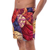 Grandma’s quilt men's swim trunks