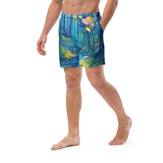 Elven Forest Men's swim trunks