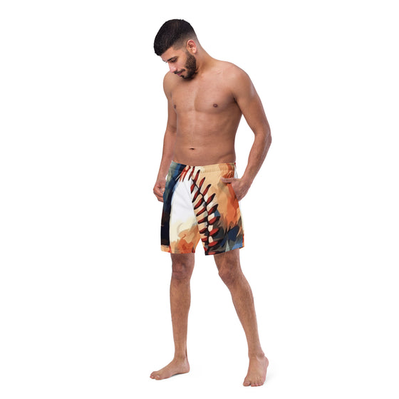 Be the Baseball Men's swim trunks