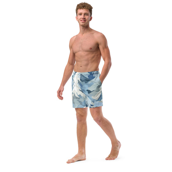 Winter Camo Men's swim trunks