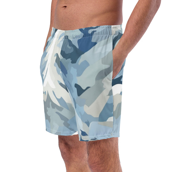 Winter Camo Men's swim trunks