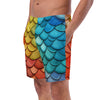 Dragon Scales Men's swim trunks