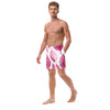 Pink Palm Men's swim trunks