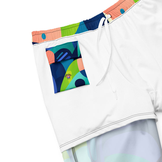 Ocean breeze men's swim trunks