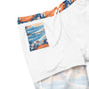 Catch the wave men's swim trunks