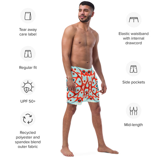 Wheel of Time men's swim trunks