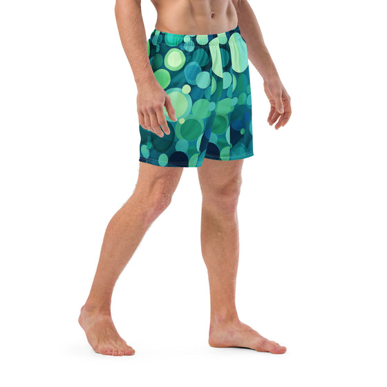 Splatterdot men's swim trunks