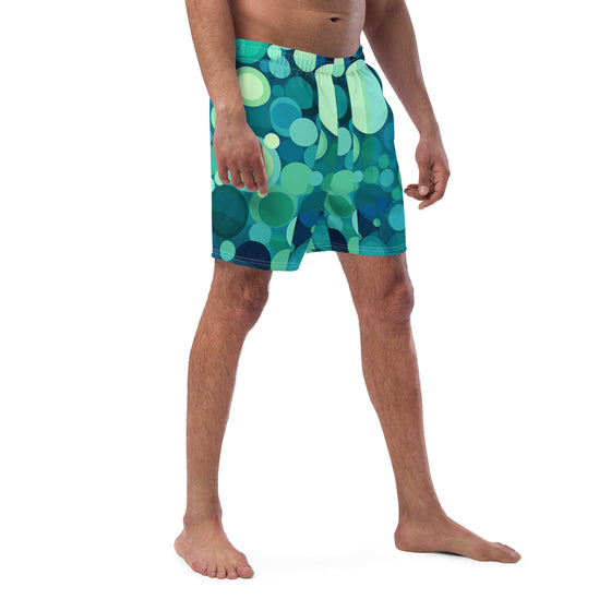 Splatterdot men's swim trunks