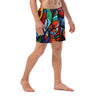 Abstract heroes men's swim trunks