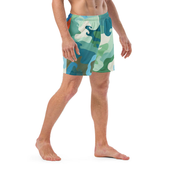 Summer Camouflage Men's swim trunks