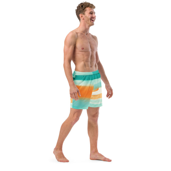 Striped Dolphin Men's swim trunks