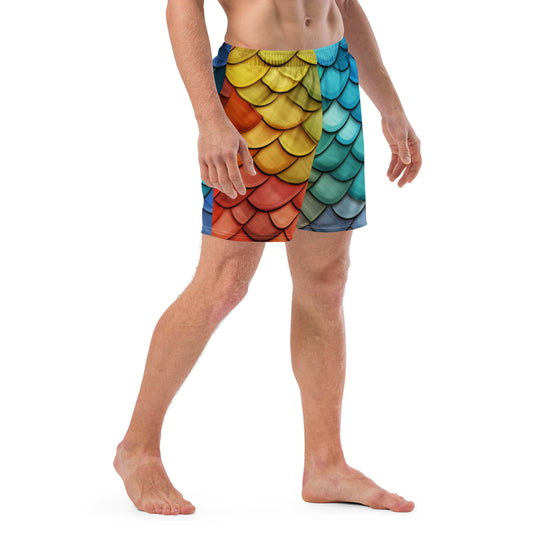 Dragon Scales Men's swim trunks