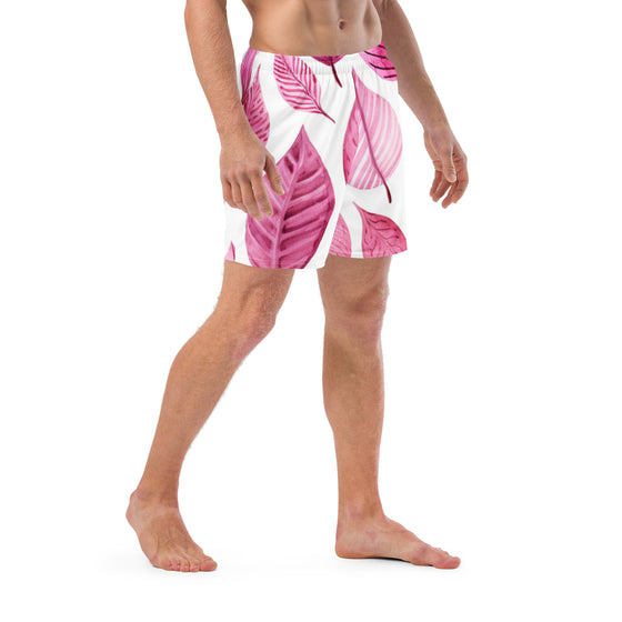 Pink Palm Men's swim trunks