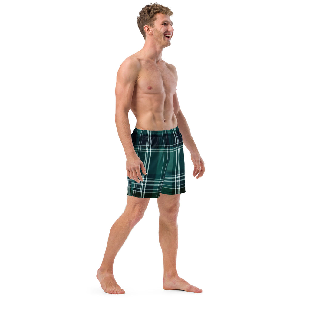 Forest Tartan Men's swim trunks