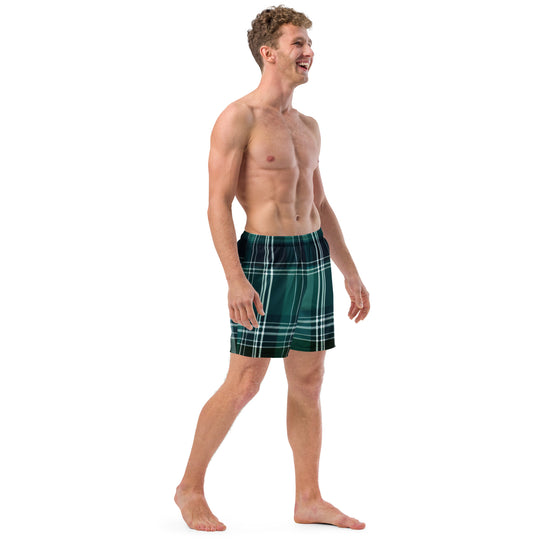 Forest Tartan Men's swim trunks