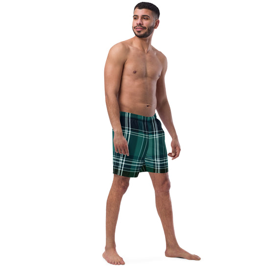 Forest Tartan Men's swim trunks